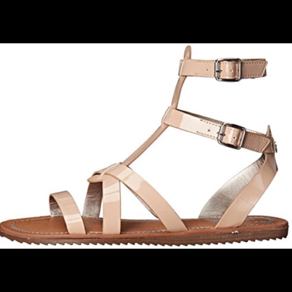 Never worn pale pink “jelly Selma sandals”